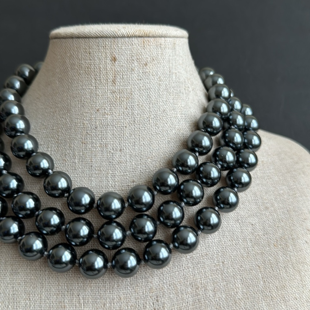 Carolee Faux Pearl Necklace - Picture 2 of 4